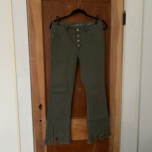INC Fringed Jeans